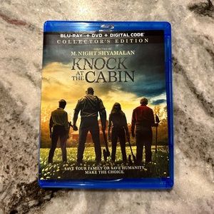 Knock At The Cabin DVD + Blu Ray + Digital code